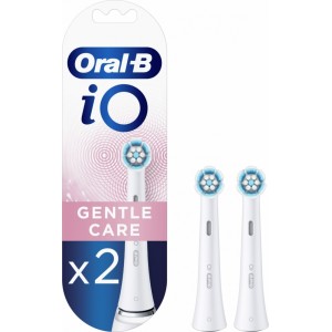 Braun Oral-B Replaceable Toothbrush Heads iO Gentle Care For adults  Number of brush heads included 2  White