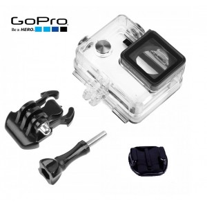 Gopro ūdensizturīgs aizsargapvalks akvakaste sporta kamerām HERO 3/3+ un HERO 4 Bulk (lietota B klase)