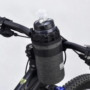 5Ahoo Премиум термо-активная Вело & Самоката & Квадроцикла сумка держатель 0.75L (15.5×8cm) Черный