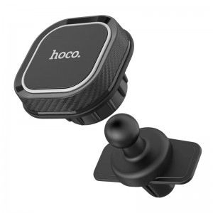 Hoco CA52 Универсальное Авто крепление с магнитной фиксацией смартфона с крепежом на авто решетку вентиляции Черный