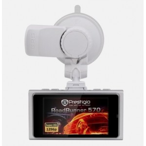 Prestigio Pilns rezerves daļu komplekts Prestigio RoadRunner 570 Car Video Recorder White