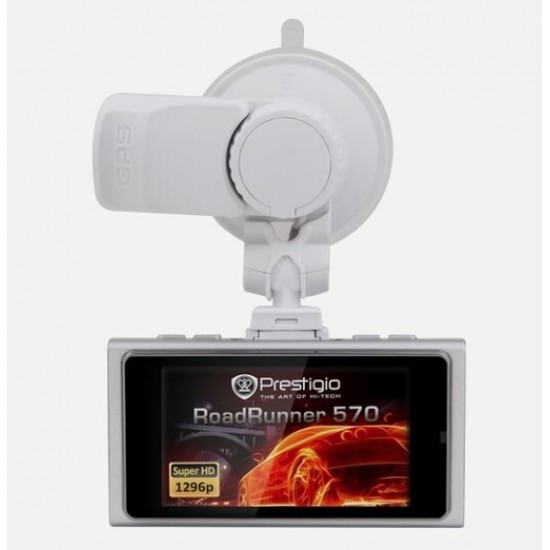 Prestigio Pilns rezerves daļu komplekts Prestigio RoadRunner 570 Car Video Recorder White