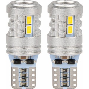 Amio LED bulbs STANDARD T10 W5W 6x3020 + 1x3030 SMD White 12V/24V AMIO-03718