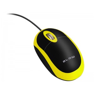 PRL Mysz optyczna BLOW MP-20 USB żółta