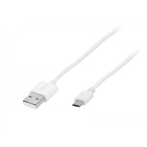 PRL Przyłącze USB A - micro B 1,0m białe HQ1
