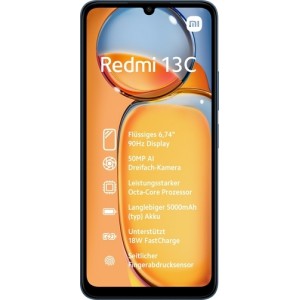 Xiaomi Redmi 13C Мобильный Телефон 4GB / 128GB