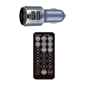Forever TR-340 Bluetooth FM Transmitter Priekš Auto Radio ar Mikrofonu un Tālvadības pulti + Uzlādes Ligzdas 2xUSB 2.1A