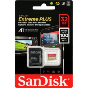 Sandisk microSDHC Atmiņas Karte 100MB / 32GB