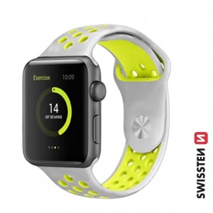Swissten Sport Силиконовый Pемешок для Apple Watch 42 / 44 / 45 / 49 mm