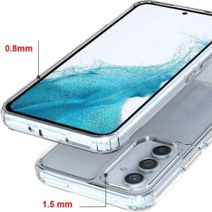 4Kom.pl FlexAir Hybrid protective phone case cover for Samsung Galaxy A54 5G Clear transparent