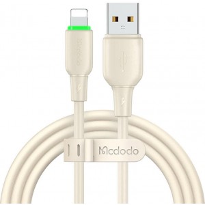 Mcdodo USB to Lightning Cable Mcdodo CA-4740 with LED light 1.2m (beige)