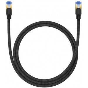 Baseus fast internet cable RJ45 cat.7 10Gbps 1m braided black (universal)