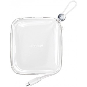 Joyroom powerbank 10000mAh Jelly Series 22.5W with built-in Lightning cable white (JR-L003) (universal)