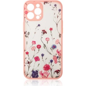 Hurtel Design Case for iPhone 12 Pro flower pink (universal)