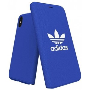 Adidas Booklet Case Canvas iPhone X/Xs blue/niebieski 30279 (universal)