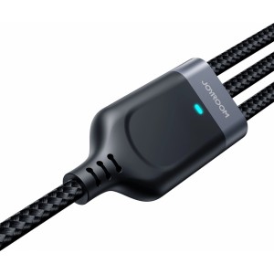 Joyroom Multi-Use Series 3-in-1 cable S-1T3018A18 Lightning USB-C micro USB 30 cm - black (universal)