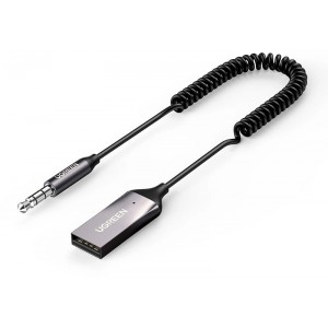 Ugreen Bluetooth 5.3 audio receiver USB cable audio adapter AUX jack black (70601 CM309) (universal)