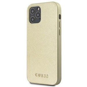 Guess GUHCP12LIGLGO iPhone 12 Pro Max 6.7" gold/gold hardcase Iridescent (universal)