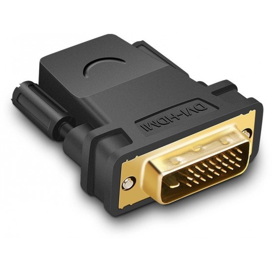 Ugreen HDMI adapter (female) - DVI 24 + 1 (male) FHD 60 Hz black (20124) (universal)