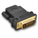 Ugreen HDMI adapter (female) - DVI 24 + 1 (male) FHD 60 Hz black (20124) (universal)