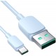 Joyroom USB cable - USB C 3A 1.2m Joyroom S-AC027A14 - blue (universal)