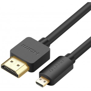 Ugreen cable HDMI - micro HDMI cable 19 pin 2.0v 4K 60Hz 30AWG 1.5m black (30102) (universal)