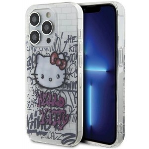 Hello Kitty IML Kitty On Bricks Graffiti case for iPhone 14 Pro - white (universal)