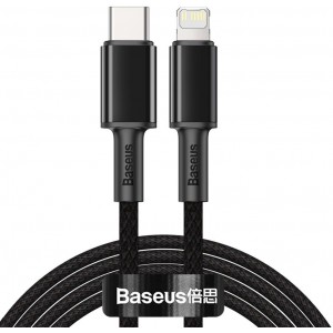 Baseus USB Type C - Lightning cable fast charging Power Delivery 20 W 2 m black (CATLGD-A01) (universal)