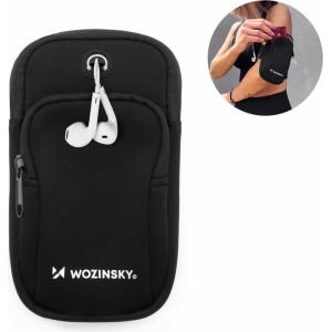 Wozinsky running phone armband black (WABBK1) (universal)