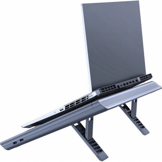 Baseus USB laptop cooling pad up to 21" gray (LUWK000013) (universal)