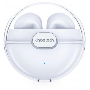 Choetech TWS wireless headphones with charging case white (BH-T08) (universal)