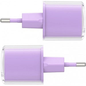 Acefast A53 PD 30W GaN USB-C charger with display - purple (universal)