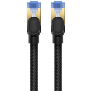 Baseus fast internet cable RJ45 cat.7 10Gbps 1m braided black (universal)