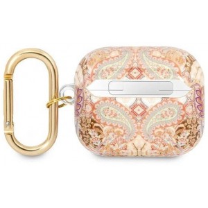 Guess GUA3HHFLD AirPods 3 cover gold/gold Paisley Strap Collection (universal)