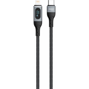 Dudao USB Type C - Lightning cable fast charging PD 20W 1m black (L7MaxL) (universal)