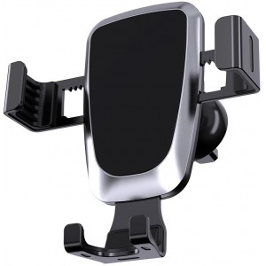 Hurtel Gravity smartphone car holder, black air vent grille (YC08) (universal)