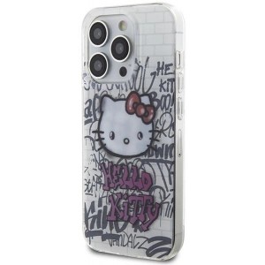 Hello Kitty IML Kitty On Bricks Graffiti case for iPhone 14 Pro - white (universal)