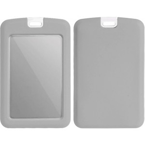 Hurtel ID badge holder with lanyard - gray (universal)