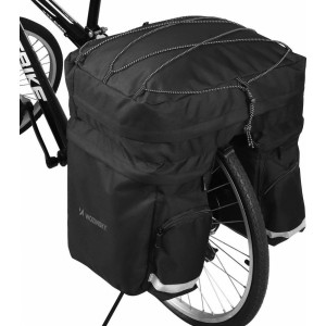 Wozinsky spacious bike bag 60 l for the trunk (rain cover included) black (WBB13BK) (universal)