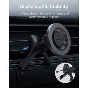 ESR Halolock magnetic MagSafe car holder for ventilation grille gray (21396-0) (universal)