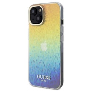 Guess IML Faceted Mirror Disco Iridescent case for iPhone 14 / 15 / 13 - multicolor (universal)