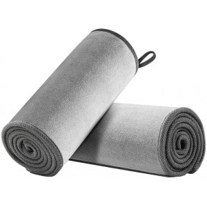 Baseus 2 x Microfiber Car Drying Towel Microfiber 40cm x 40cm Gray (CRXCMJ-0G) (universal)