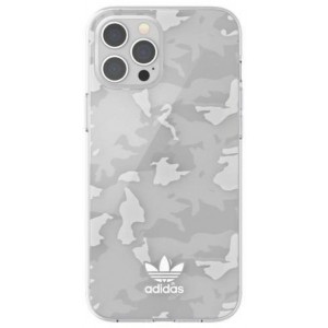 Adidas OR SnapCase Camo iPhone 12 Pro Ma x przezroczysty/biały 43706 (universal)