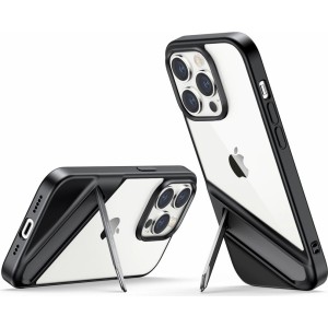 Ugreen LP635 Kickstand Protective Case Hard Cover with Gel Frame and Built-in Stand for iPhone 14 Pro Black (90926) (universal)