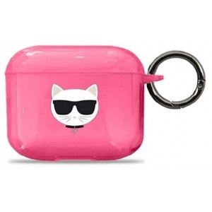 Karl Lagerfeld KLA3UCHFP AirPods 3 cover różowy/pink Choupette (universal)