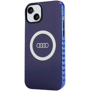 Audi IML Big Logo MagSafe case for iPhone 15 Plus / 14 Plus - blue (universal)