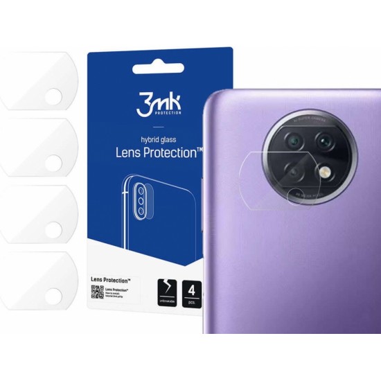 3MK Glass x4 for camera lens 3mk Lens Protection for Redmi Note 9T 5G