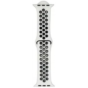 Producenttymczasowy Beline Sport Silicone smartwatch strap for Apple Watch 38/40/41mm white/black white/black