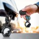 4Kom.pl TpuCarbon case keychain with carabiner for Apple AirTag Black