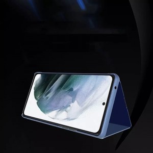 4Kom.pl Clear View Case flip case for Samsung Galaxy S22 (S22 Plus) blue